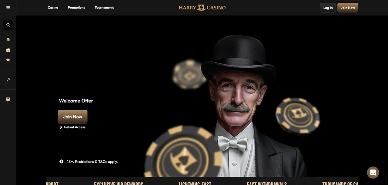 Harry Casino Mobile Gaming Experience image 1